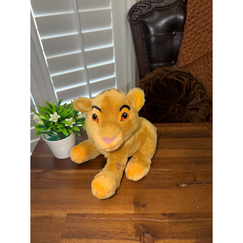 Disney The Lion King Simba Plush Walt Disney World Souvenir Lion Cub 10 Inch
